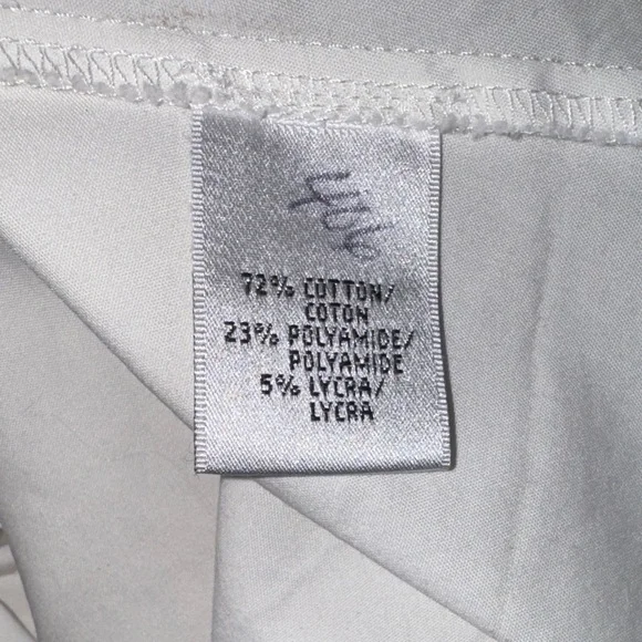 Lafayette 148 New York White Draped Tie-Front Button Down - Picture 11 of 12